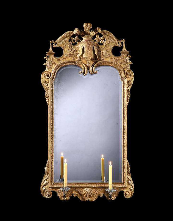 A George I gesso mirror